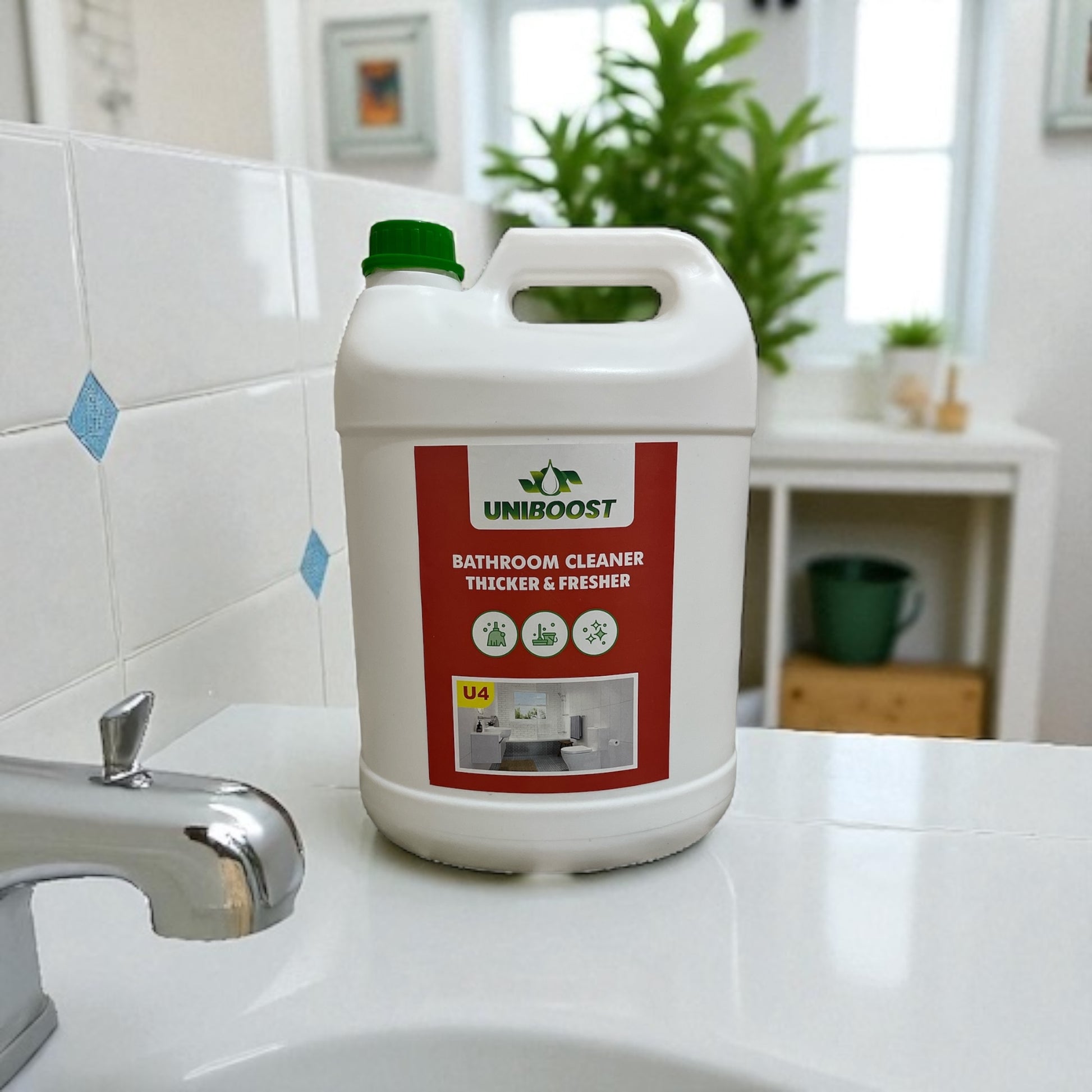 Uniboost Bathroom & Tile Cleaner - Brilliance from Botanicals. Beyond Clean, Truly Pure.